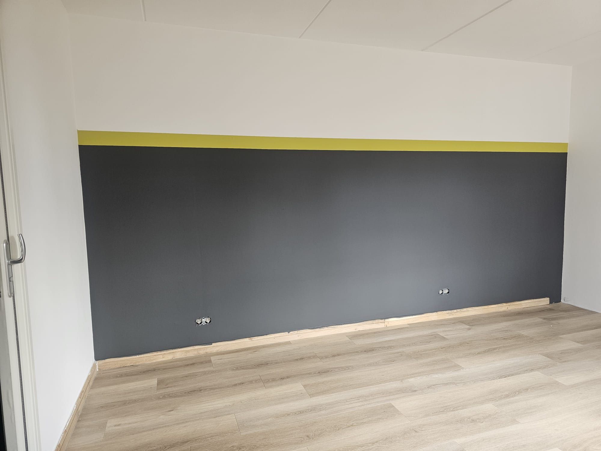 Schilderwerk in een keuken